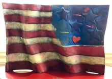 Load image into Gallery viewer, Flag with Heart
